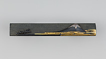 Knife Handle (Kozuka), Copper-gold alloy (shakudō), copper-silver alloy (shibuichi), gold, silver, Japanese