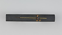 Knife Handle (Kozuka), Copper-gold alloy (shakudō), gold, copper, copper-silver alloy (shibuichi), Japanese