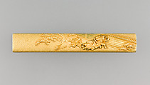 Knife Handle (Kozuka), Gold, Japanese