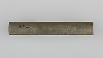 Knife Handle (Kozuka), Copper-silver alloy (shibuichi), gold, silver, Japanese