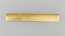 Knife Handle (Kozuka), Gold, copper-gold alloy (shakudō), Japanese
