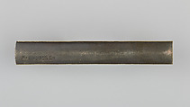 Knife Handle (Kozuka), Copper-silver alloy (shibuichi), gold, Japanese