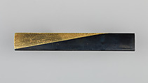 Knife Handle (Kozuka), Copper-gold alloy (shakudō), gold, copper, Japanese