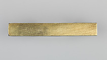 Knife Handle (Kozuka), Copper-gold alloy (shakudō), gold, silver, Japanese