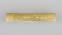 Knife Handle (Kozuka), Copper-gold alloy (shakudō), gold, silver, Japanese