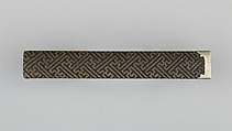 Knife Handle (Kozuka), Copper-gold alloy (shakudō), copper-silver alloy (shibuichi), silver, Japanese