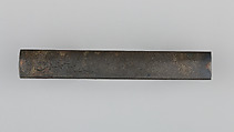 Knife Handle (Kozuka), Copper-silver alloy (shibuichi), gold, copper, Japanese