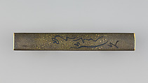 Knife Handle (Kozuka), Copper-silver alloy (shibuichi), gold, copper-gold alloy (shakudō), Japanese