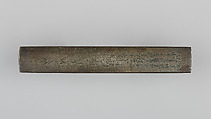 Knife Handle (Kozuka), Copper-silver alloy (shibuichi), gold, silver, Japanese