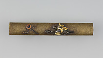 Knife Handle (Kozuka), Copper alloy (sentoku), gold, copper-gold alloy (shakudō), copper-silver alloy (shibuichi), copper, silver, Japanese