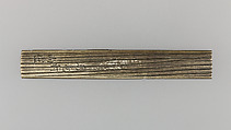 Knife Handle (Kozuka), Copper-silver alloy (shibuichi), gold, silver, Japanese