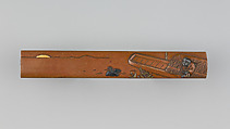 Knife Handle (Kozuka), Copper, gold, silver, copper alloy (sentoku), Japanese
