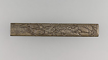 Knife Handle (Kozuka), Copper-silver alloy (shibuichi), Japanese