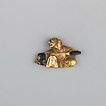 Cord Ornament (Kanemono), Copper-gold alloy (shakudō), gold, Japanese