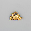 Cord Ornament (Kanemono), Copper-gold alloy (shakudō), gold, copper, Japanese