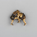 Cord Ornament (Kanemono), Copper-gold alloy (shakudō), gold, silver, copper, Japanese