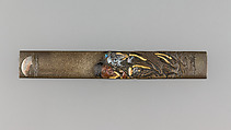 Knife Handle (Kozuka), Copper-silver alloy (shibuichi), gold, silver, copper, copper-gold alloy (shakudō), Japanese