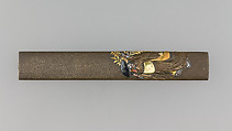 Knife Handle (Kozuka), Copper-silver alloy (shibuichi), gold, silver, copper-gold alloy (shakudō), Japanese