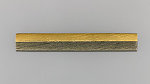⁭Knife Handle (Kozuka), Copper-gold alloy (shakudō), gold, copper, silver, Japanese