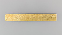 Knife Handle (Kozuka), Copper-gold alloy (shakudō), gold, coral, Japanese