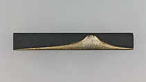 Knife Handle (kozuka), Copper-gold alloy (shakudō), silver, gold, copper, Japanese