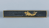 Set of Sword Fittings (Mitokoromono) with Two Additional Knife Handles (Kozuka) and a Pair of Grip Ornaments (Menuki), Gotō Mitsumori (Keijō) (Japanese, 1741–1804, fourteenth-generation Gotō master), Copper-gold alloy (shakudō), gold, silver, copper, Japanese