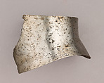 Lower Plate of a Bascinet, Iron, Italian