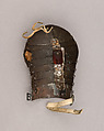 Composed Armor, Right pauldron (shoulder defense) marked by Matthes Deutsch (German, Landshut, documented 1485–1505), Steel, iron, copper alloy (latten), leather, brass, European, Italian and German