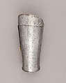 Composed Armor, Right pauldron (shoulder defense) marked by Matthes Deutsch (German, Landshut, documented 1485–1505), Steel, iron, copper alloy (latten), leather, brass, European, Italian and German
