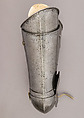 Composed Armor, Right pauldron (shoulder defense) marked by Matthes Deutsch (German, Landshut, documented 1485–1505), Steel, iron, copper alloy (latten), leather, brass, European, Italian and German