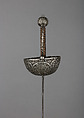 Cup-Hilted Rapier, Steel, brass, French