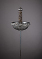 Cup-Hilted Rapier and Matching Parrying Dagger, Steel, iron, Italian, possibly Naples