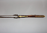Flintlock Swivel-Breech Longrifle, David Boyer (American, Pennsylvania, Manheim Township 1806–1883 Orwigsburg), Steel, wood (curly maple, hickory), brass, silver, American, Orwigsburg, Schuylkill County, Pennsylvania