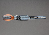 Colt Model 1855 Pocket Percussion Revolver, Serial no. 4460, with Case and Accessories, Samuel Colt (American, Hartford, Connecticut 1814–1862), Steel, wood (oak), American, Hartford, Connecticut