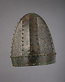 Helmet, Bronze, silver, iron, Mesopotamian or Iranian