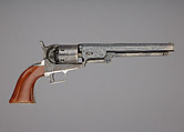 Colt Model 1851 Navy Percussion Revolver, serial no. 2, Samuel Colt (American, Hartford, Connecticut 1814–1862), Steel, brass, silver, wood (walnut), American, Hartford, Connecticut