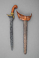 Kris with Sheath, Iron, gold, wood, Malaysian