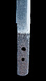 Dagger (Tantō), Steel, wood, lacquer, silver, gold, Japanese