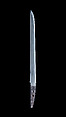 Blade and Mounting for a Dagger (Tantō), Blade inscribed by Kuniyoshi (Japanese, active ca. 1525), Steel, wood, copper-gold alloy (shakudō), copper-silver alloy (shibuichi), gold, lacquer, rayskin (samé), silk, abalone shell, silver, Japanese