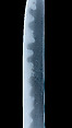 Blade and Mounting for a Dagger (Tantō), Fittings inscribed by Hidetsugu (Japanese), Steel, wood, copper-gold alloy (shakudō), gold, lacquer, baleen, rayskin (samé), Japanese