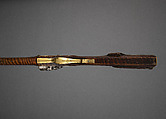 Flintlock Longrifle, Johann Christian Oerter (American, Christian&#39;s Spring, Pennsylvania, 1747–1777), Wood, steel, brass, American, Christian's Spring, Pennsylvania