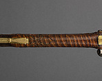 Flintlock Longrifle, Johann Christian Oerter (American, Christian&#39;s Spring, Pennsylvania, 1747–1777), Wood, steel, brass, American, Christian's Spring, Pennsylvania