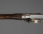 Flintlock Longrifle, Johann Christian Oerter (American, Christian&#39;s Spring, Pennsylvania, 1747–1777), Wood, steel, brass, American, Christian's Spring, Pennsylvania