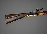 Flintlock Longrifle, Johann Christian Oerter (American, Christian&#39;s Spring, Pennsylvania, 1747–1777), Wood, steel, brass, American, Christian's Spring, Pennsylvania