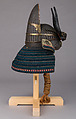 Helmet in the Shape of a Chinese Courtier’s Hat (<i>Tōkan-Nari</i>), Iron, copper, gold, brass, wood, lacquer, leather, silk, horsehair, Japanese