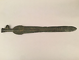 Ceremonial Spearhead (<i>Hoko</i>), Bronze, silk, Japanese
