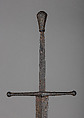 Two-Handed Sword, Steel, latten or copper alloy, British or Western European