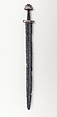 Sword, Steel, silver, copper alloy, Scandinavian