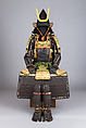 Armor (<i>Nimaidō Gusoku</i>), Armor inscribed Myōchin Muneakira (Japanese, Edo period, 1673–1745), Iron, copper, copper-gold alloy (<i>shakudō</i>), gold, silver, horn, leather, silk, Japanese