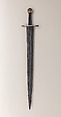 Medieval Sword, Steel, silver, wood, leather, European
